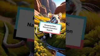 Kangaroo Rats: Nature's Hydration Experts