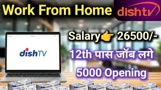 🔥 Work From Home Job 2025 | DISHTV Hiring 💻🏠 | Students, Housewives, Freshers Apply Fast! #dishtv