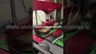 semi automatic corrugation thali machine