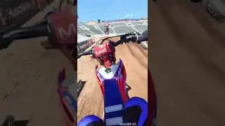 Press day on board lap around Salt Lake Utah track 🔥 #supercross #dirtbike #250 #racing #dirtbikes