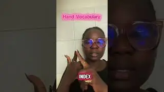 Hand vocabulary #learnonyoutube #english