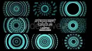 Strobeat Circle Background VJ Pack