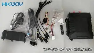 Hikway 8CH 1080P H.265 Mobile DVR Unboxing and Introduction