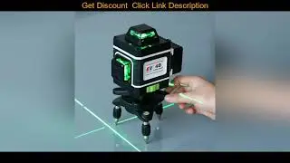 Review Kaitian Laser Level Tripod Green 4D 16 Lines Self-Leveling Vertical &Horizontal Powerful 360