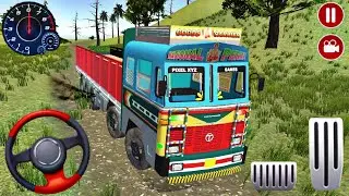 Tata Truck Offroad Drive In Village Road 🚕💥 - Offroad Indian Truck Simulator 2 #1 - Android GamePlay