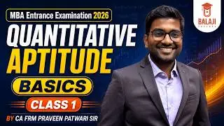 Algebra Basics Class 1 | CAT/GMAT/GRE 2026 - Praveen Patwari Sir