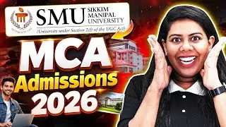 🔥Sikkim Manipal University MCA Admissions! SMIT MCA 2026 | Admission Guide 🎯 #smitmca #smitmca2026