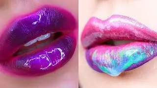 EASY Lipstick Tutorial Compilation 2019 💄😱  New Amazing Lip Art Ideas
