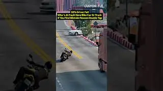 90% Driver fail Who's At Fault there ? #reels #ytshorts #car #truck #trending #viral