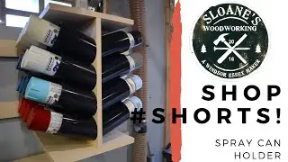 Spray Can Holder - #shorts - Shop #Shorts! - Woodworking - DIY