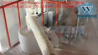 100-300 Mesh PE/ABS/PA6/PA66 Cryogenic Plastic Pulverizer Machine
