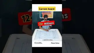 Carrom board 👑😎 #shorts #viralvideo #ytshorts  #games #skills #carrom