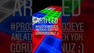 Artı Led dans pisti ışıklı