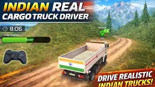 Indian Real Cargo Truck Driver 🚛 | Dangerous Mountain Road Gameplay!