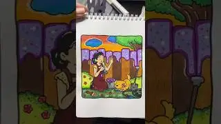 coloring cocowyo&rsquo;s girl moments page #coloringpages #chenrui #fypシ #foryou #chill #cozy