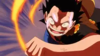 Luffy and Law Red Hawk Combo「4k」「60fps」║ One Piece