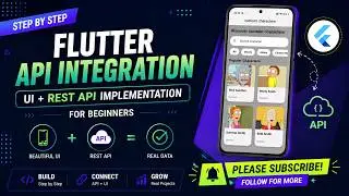 Flutter API Integration | Fetch Data from REST API | Flutter Tutorial #Flutter