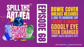 Spill The Art Tea 🎨🍵 Quick Cuppa 🗣️ Bowie&rsquo;s &pound;380k Cover, Googly-Eye Chaos & Chalamet & Holzer&rsquo;s City