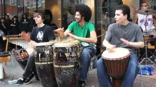 Kutapira busking in downtown Vancouver on 08 May 2011