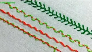 5(five)Basic Embroidery Stitches For Beginners /Basic Hand Embroidery Tutorial / Stitch Embroidery