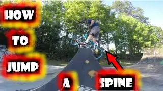 How to Jump a Spine (jumping a spine ramp the easy way)