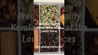 Premium Quality Kerala Spices #keralaspices #spices #kerala #spicesofindia #goldenghatspices