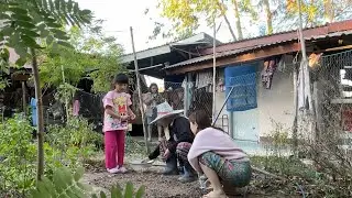 #ผักสวนครัว กลับยโสธรก่อนปีใหม่ ช่วยกันปลูกผักสวนครัว