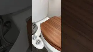 Quick and easy bidet set up! upgrading my throne #shorts