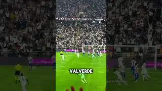Fede Valverde 108 KM/h Super Natural Free Kick💀 #freekick #realmadrid #fedevalverde
