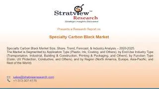 Specialty carbon black market | Size, Trends & Forecast | 2020-2025