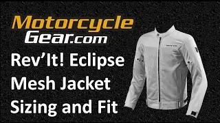 Rev'It! Eclipse Mesh Jacket Sizing and Fit Guide