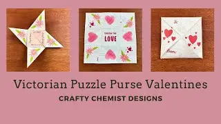 Victorian Puzzle Purse Valentines