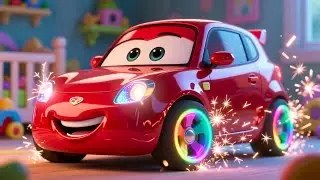 Zoom Zoom Race Car 🚗 | Baby Nursery Rhyme | Kids Car Song | Learn 123 & Fun Racing