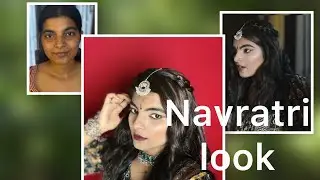 ✨ Garba Makeup Transformation | Navratri Special Look 2025