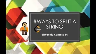1573. Number of Ways to Split a String | LeetCode | Biweekly Contest 34 | Strings