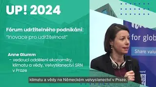 UP!2024: Anne Glumm (Velvyslanectv&iacute; SRN v Praze) o uhl&iacute;kov&eacute; neutralitě a energetice v Německu