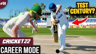 Best Test Hundred 💯| IND vs SA Test | Cricket 22 Career Mode in Hindi &bull; SinghGamingWorld #89