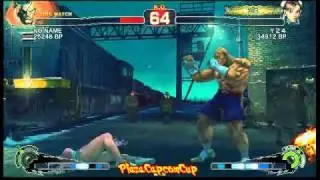 SSF4 AE: Y24 (Chun-Li) vs Sagat - Plaza Capcom Cup (Blocks)