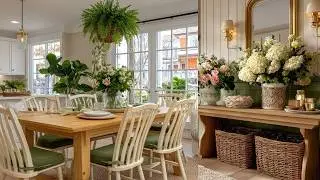 Rustic Cottagecore Home Tour 2026 | Sweet Green Gingham Vintage Shabby Chic Decor