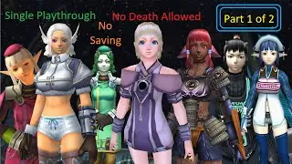 Phantasy Star Universe Single Playthrough / No Death Allowed / No Saving / (Part 1 of 2) Xbox 360