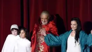 Curtain calls after extraordinary performance of I Due Foscari on 23th January in Vienna - 6
