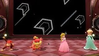 Super Mario Party Sound Stage #8 Diddy Kong, Pom Pom, Waluigi, Rosalina