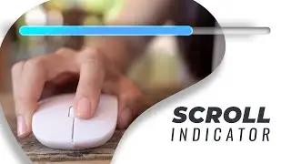 How to Create Scroll Progress Indicator in Html, CSS and JavaScript 2021 | Scroll Progress Indicator