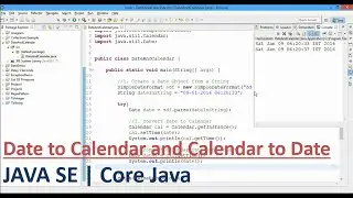 Java  - Date to Calendar and Calendar to Date Conversion | Team MAST