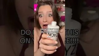 DO NOT PUT THIS ON YOUR FACE ❌😵