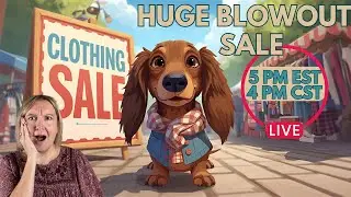 CLOTHING Blowout Auction LIVE | Hundreds of Items | Resellers Welcome