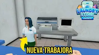 Contratamos a una nueva trabajadora - Laundry Store Simulator