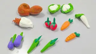 DIY How to make Polymer Clay Miniature Vegetables | Mini vegetables