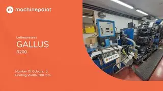 GALLUS R200 Letterpresses | GALLUS Machines