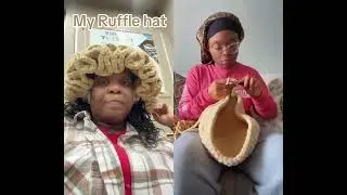 Ruffle Dramatic hat #fypyoutube 